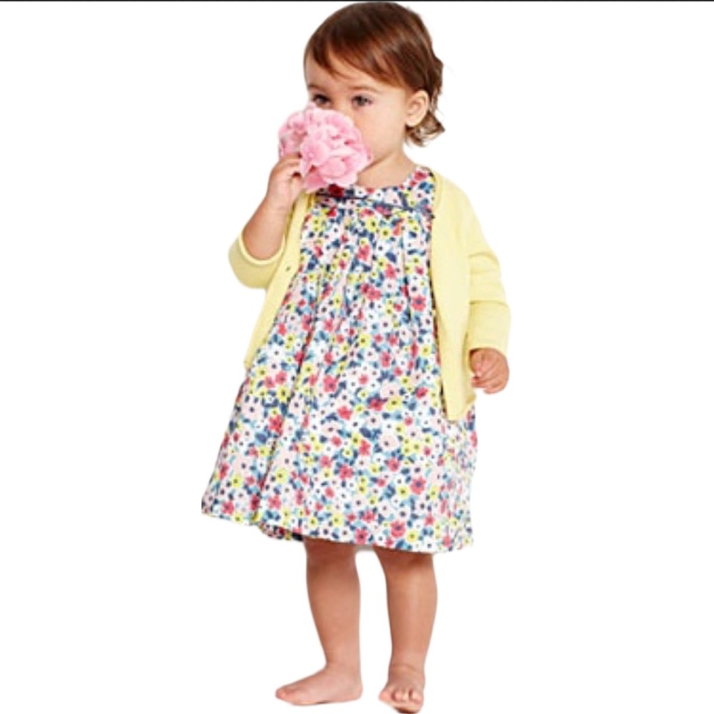 Baby Boden Floral Dress Size 2T-3T ⭐️